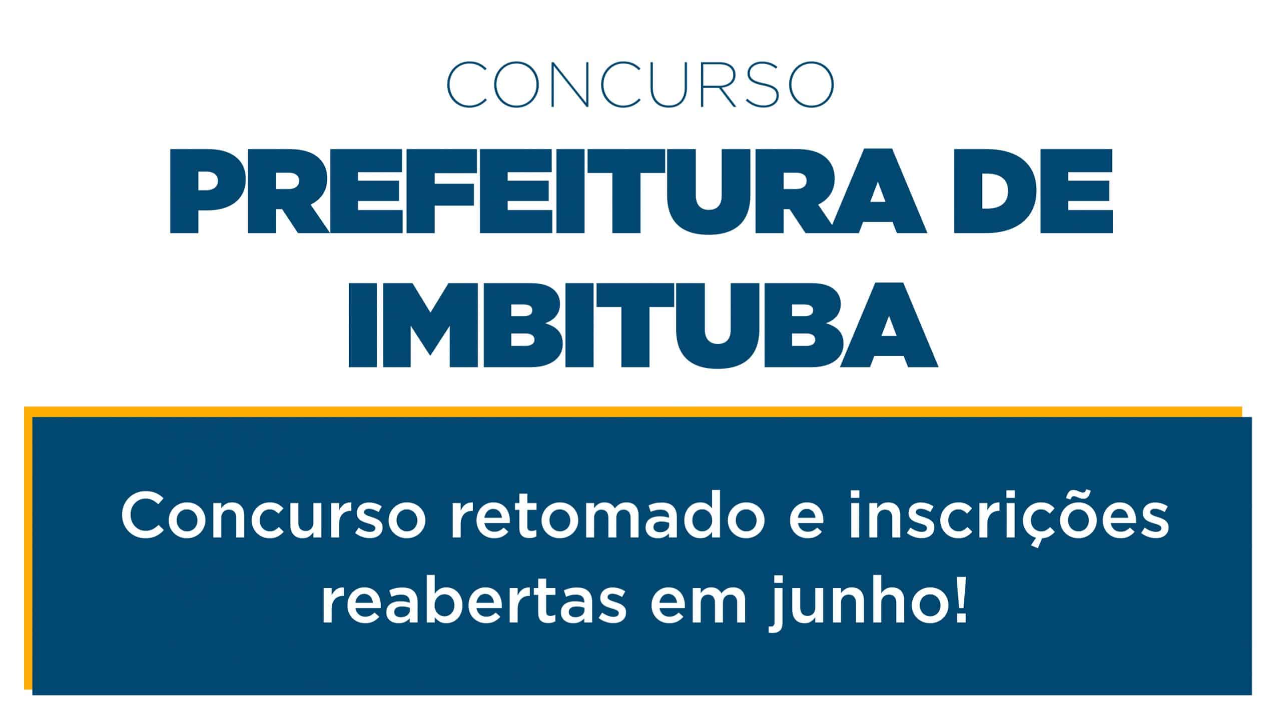 Concurso Prefeitura De Imbituba Concurso Retomado E Inscrições Reabertas Em Junho Rico Domingues